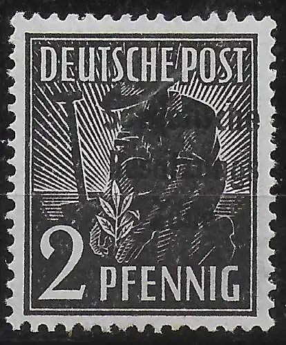 SBZ: MiNr. 182c, postfrisch, ** mit BPP Befund