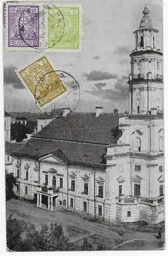 Litauen: Ansichtskarte 1926 Kaunas I. Serie Nr. 3 Rathaus, Rokiskis