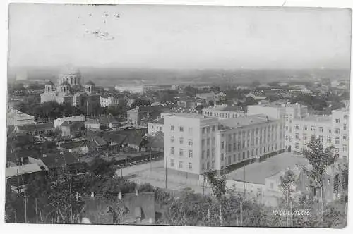 Litauen: Kaunas Fotokarte 1927 nach Fürth