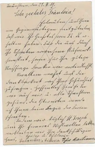 Bayern: Ganzsache Traunstein nach Rom, Taxe 1909