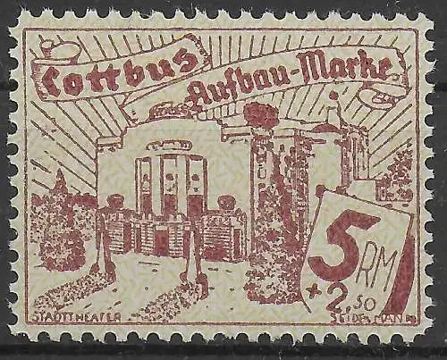 Lokalausgabe Cottbus, MiNr. 20 I, postfrisch, **