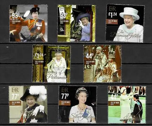 Isle of Man 2015: Königin Elizabeth II, postfrisch