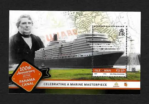 Isle of Man 2014: Celebrating a Marine Masterpiece, Panama Canal, Block **