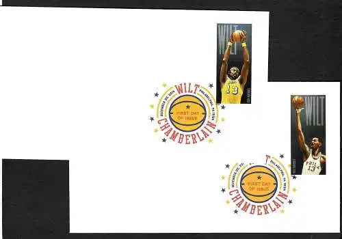 USA 2014: Wilt Chamberlain, FDC