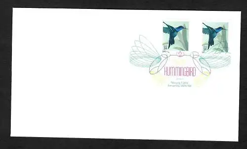 USA 2014: Hummingbird, Vögel - Kolibri, FDC