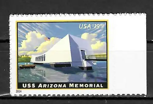 USA 2014: USS Arizona Memorial, mnh, postfrisch