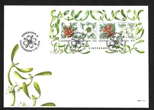 Dänemark 2011: Wiesenbeeren, FDC