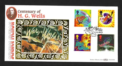 GB 1995: Science Fiction: Centenary of H.G. Wells, FDC