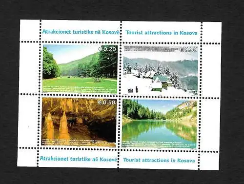 Kosovo 2006: Natur und Tourismus, postfrisch