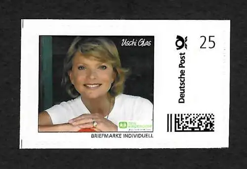 Bund: Briefmarke Individuell - Uschi Glas, SOS Kinderdorf, postfrisch