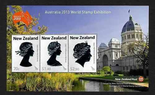 Zew Zealand: Australia 2013 World Stamp Exhibition, mnh