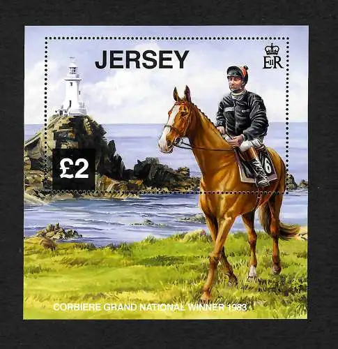 Jersey 1983: Pferderennen Corbiere Grand National Winner, mnh