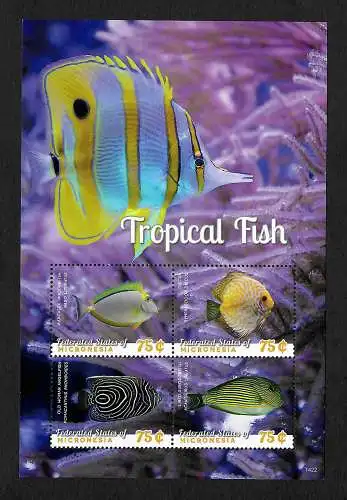 Micronesia: Tropical Fish, Angelfish, Discus, Barcheek Unicornfish, ...