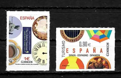 Spanien 2015 Tourismus, #4935-4936, postfrisch