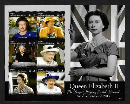 Grenadines of St. Vincent: 2015 Queen Elizabeth II, Longest Reigning Br. Monarch