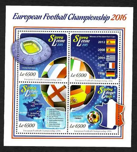 Sierra Leone 2016: European Football Championship 2016, France, **