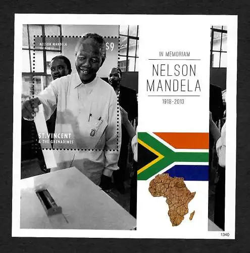 St. Vincent&Grenadinen: Nelson Mandela, 2013, mnh