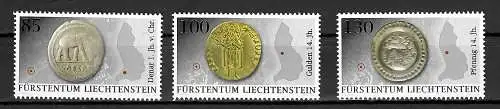 Liechtenstein 2014: archäologische Fundstücke, #1712-1714, postfrisch