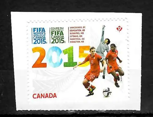 Kanada 2015: Fifa Women's World Cup Canada, Soccer, mnh