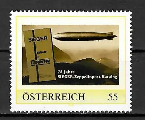 Österreich: Meine Marke: 75 Jahre Sieger Zeppelinpost-Katalog, postfrisch