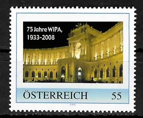 Österreich: Meine Marke: 75 Jahre Wipa 2008, postfrisch **