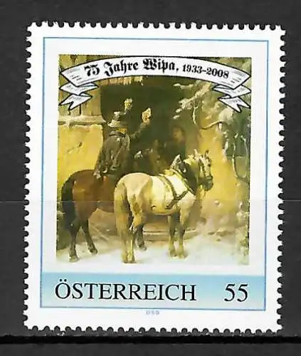 Österreich: Meine Marke: 75 Jahre Wipa 2008, Postreiter, postfrisch **