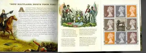 GB 2015: The battle of Waterloo, Book of stamps, mnh