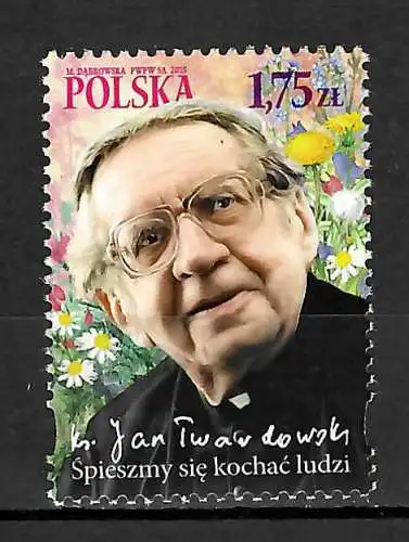 Polen 2015: Jan Twardowski, 100. Geburtstag, postfrisch