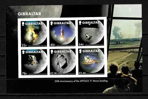 Gibraltar 2019: Limited Edition: 50th Anniversary of Apollo 11 Moon landing