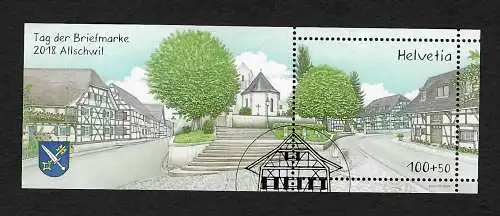 Schweiz 2018: Tag der Briefmarke Allschwil, gestempelt