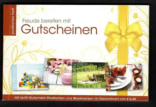 Österreich Freude bereiten mit Gutscheinen, Briefmarkenheft postfrisch