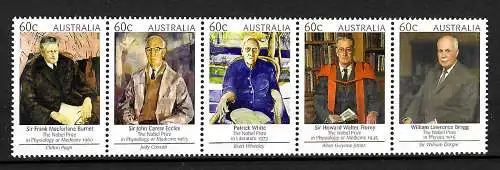 Australien 2012: Nobelpreisträger,  #3792-3796, **