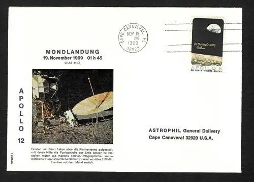 USA 1969: Mondlandung Cape Canaveral: Apollo 12 / Apollo 8