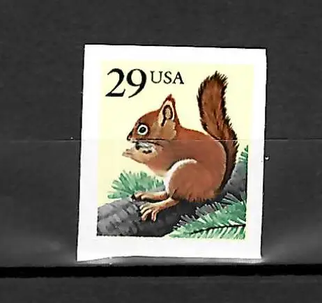 USA: Eichhörnchen, Squirl, postfrisch, mnh, ** selbstklebend