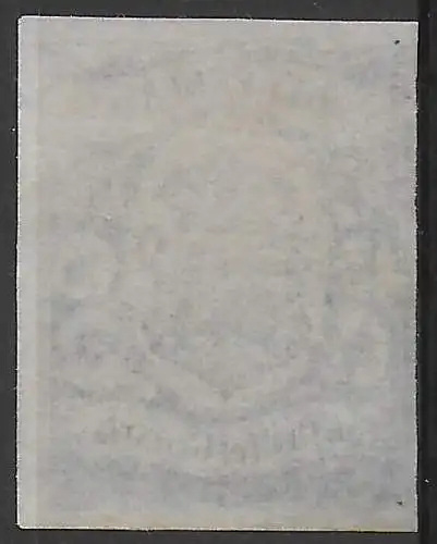 Oldenburg MiNr. 10a, gestempelt, leicht repariert