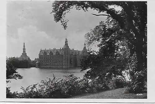Ansichtskarte Kopenhagen:Turbinen Dampfer Kaiser, 1935 Bordstempel