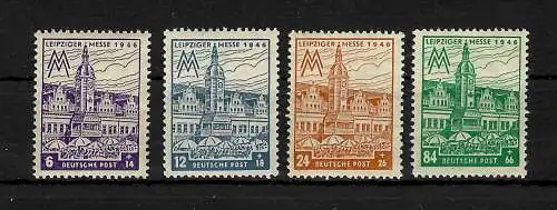 SBZ: MiNr. 162-165, postfrisch