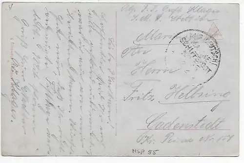 Fotokarte Weihnachtsbaum Marine, MSP S.M.S. Stettin, #55