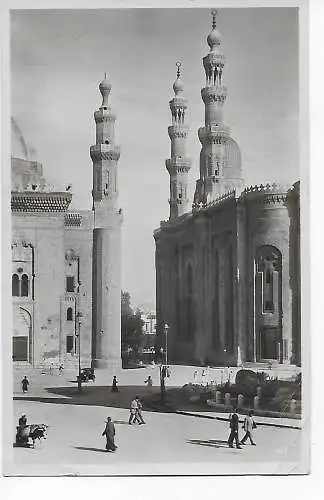 Ansichtskarte Kairo 1939: NDL Seepost, Sultan Hassan-Moschee