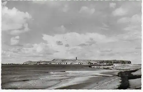 Ansichtskarte Helgoland von der Düne: 1959 nach München, Seepost HH-Helgoland