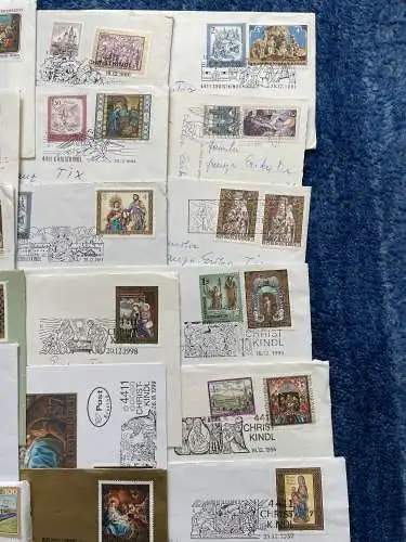 Österreich Christkindl Postamt: 18x Briefe von 1981-2011