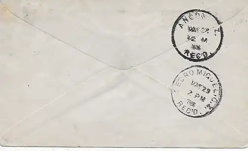 Franz. Zone 1946: Eilboten-Einschreiben Mönchweiler/Villingen