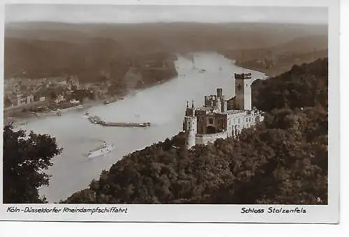 AK Köln-Düsseldorf Rheindampfschifffahrt: Bordstempel Dampfer Cecilie 1931