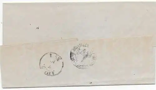 Preußen/Pommern: Dienst Stempel Czersk nach Merienwerder
