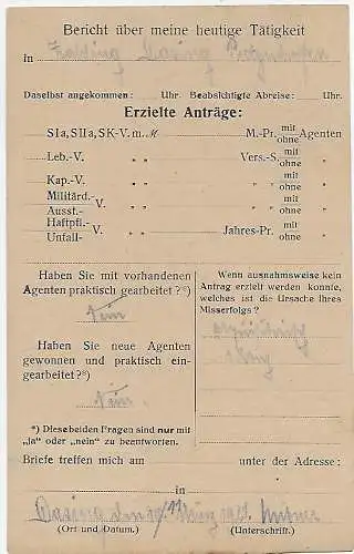 DR: Postkarte München, EF, 1921