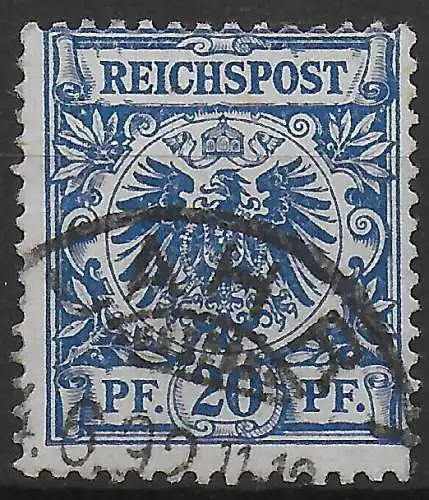 DR: MiNr. 48ba, gestempelt geprüft