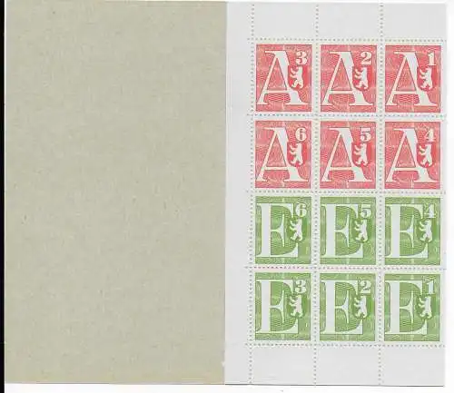 Berlin: Versandberechtigung für Postpakete, Paketmarken, MH