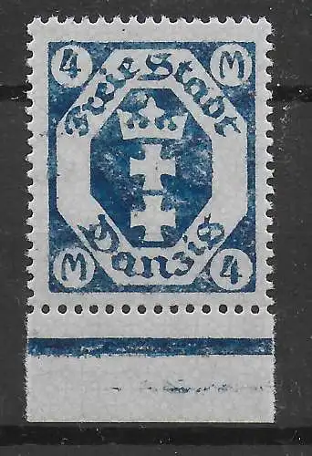 Danzig: Abklatsch, postfrisch **