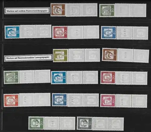 Bund: Nummerrierte Rollenmarken Berühmte Deutsche, **