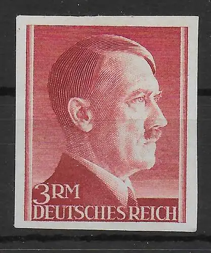 DR: MiNr. 801U, *, Abklatsch